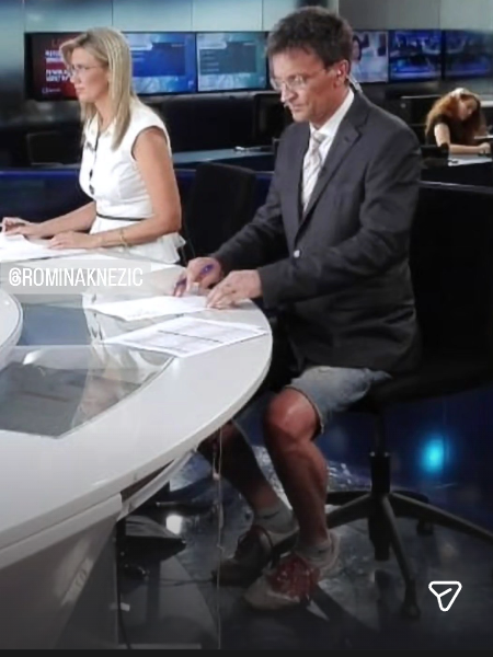 Saša Kopljar pokazao kakve je hlače nosio dok je vodio Dnevnik 😁