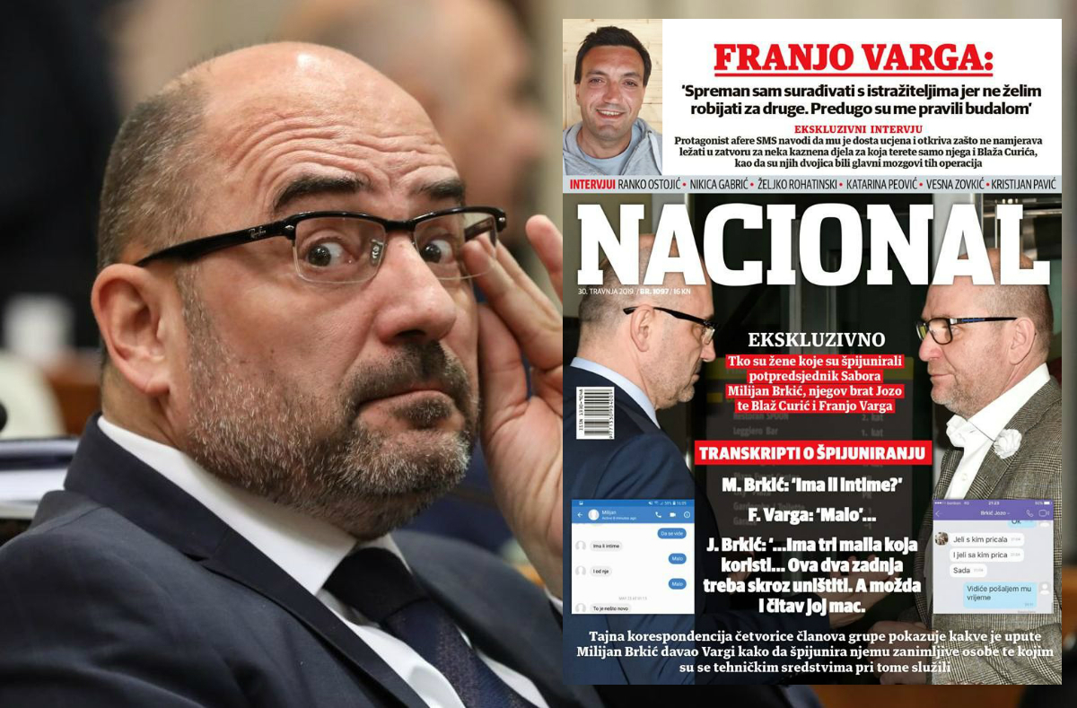 Nacional objavio poruke Brkića i Varge: "Ima li intime?"