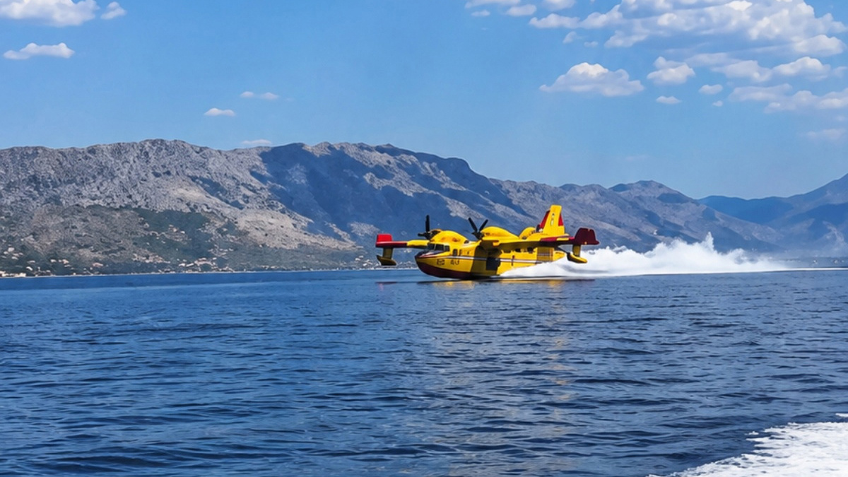 Opet buknulo na Braču, poslana tri aviona