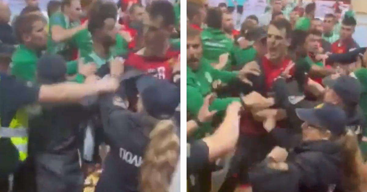 VIDEO Policajac pendrekom udario rukometaša Vardara u općoj tučnjavi: "U šoku sam!"
