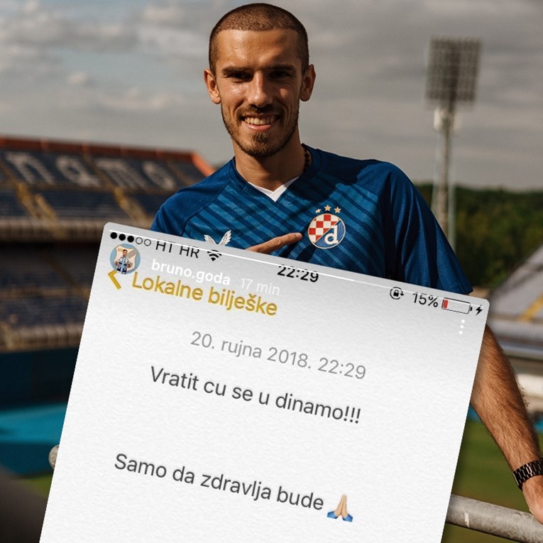 Goda nakon povratka u Dinamo pokazao što je zapisao u svoj mobitel još 2018.