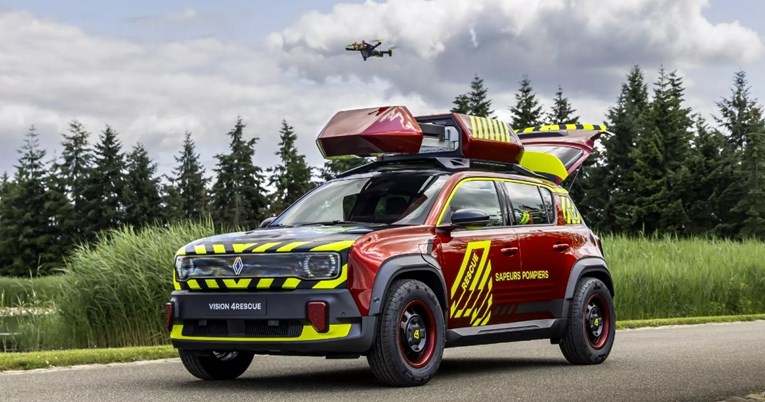 FOTO Ovaj Renault ispaljuje dronove i spašava živote
