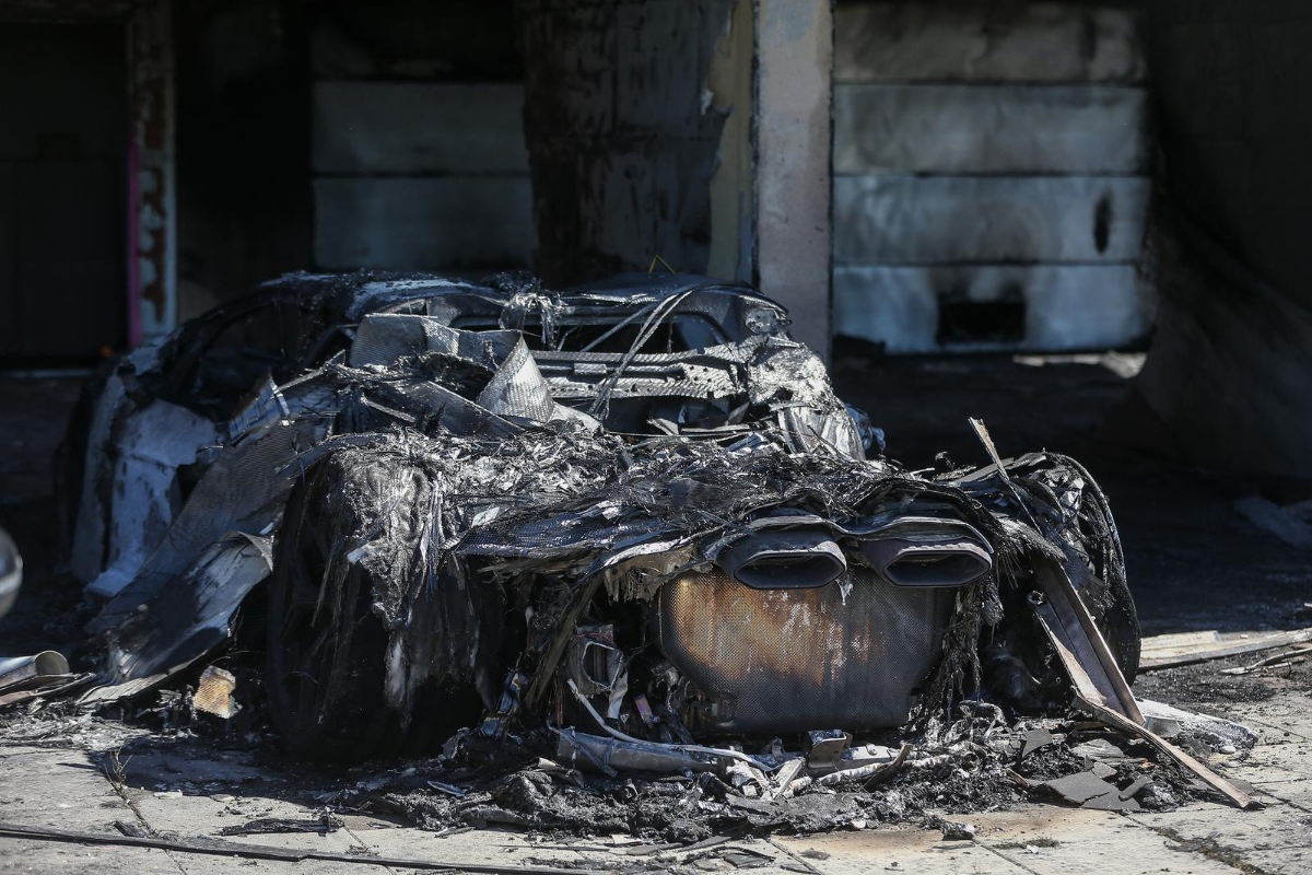 U Velikoj Gorici izgorio jedan od najskupljih automobila u Hrvatskoj