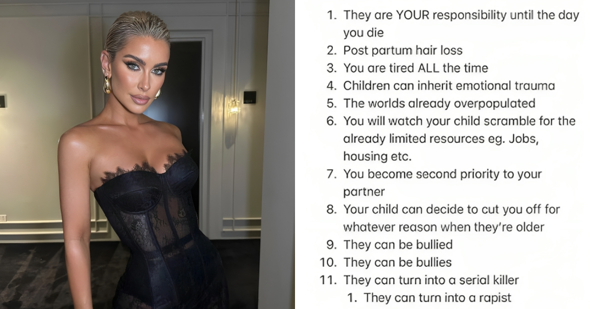 Manekenka objavila 118 razloga zašto ne želi imati djecu i - posvađala internet