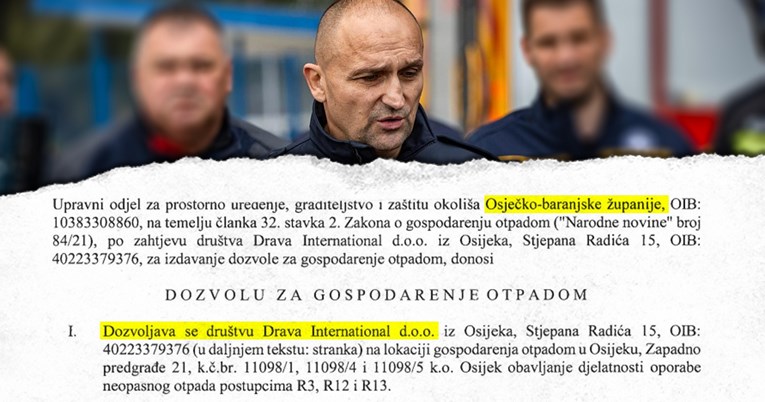 HDZ-ov župan bijesan na firmu koja je gorjela. Dozvolu joj dala Županija, imamo dokaz