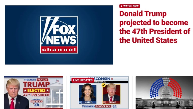 Fox: Donald Trump novi je predsjednik SAD-a