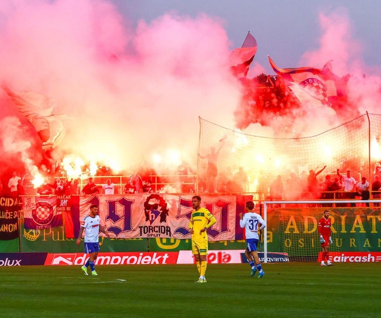 Istra na većini stadiona zabranila Hajdukova obilježja