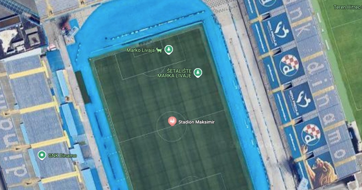 Netko je na Google kartama preimenovao stadion Maksimir u Šetalište Marka Livaje