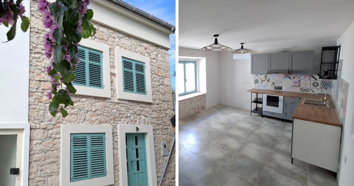 Kuća u Novalji 100 metara od mora prodaje se za 179.000 eura