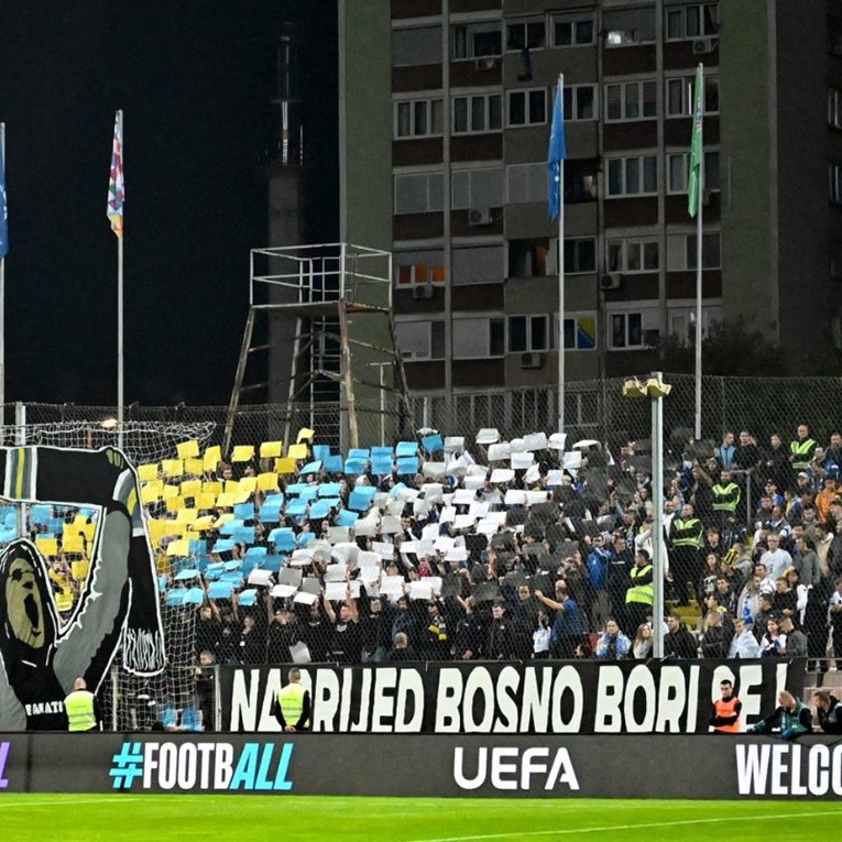 Rumunji objavili fotke stadiona u Zenici: "Pogledajte ovaj dekor strave"