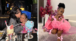 Kći slavne reperice za peti rođendan pozirala s torbicom koja košta 20 tisuća dolara