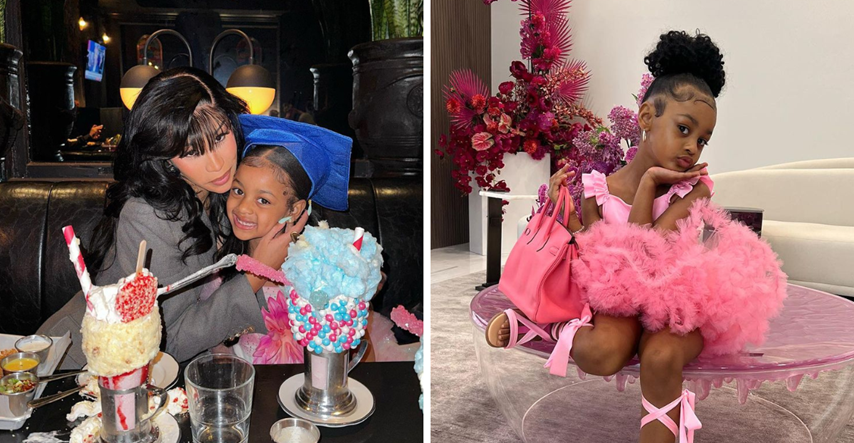Kći slavne reperice za peti rođendan pozirala s torbicom koja košta 20 tisuća dolara