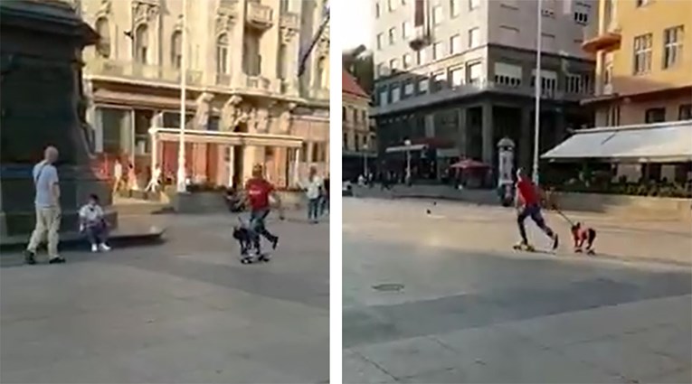 VIDEO Zagrepčani u čudu gledali kako ovaj lik šeće psa, svi se okretali za njim