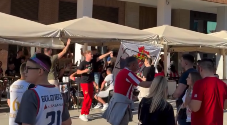 VIDEO Srpski navijači vrijeđali Hezonju ispred dvorane u Madridu