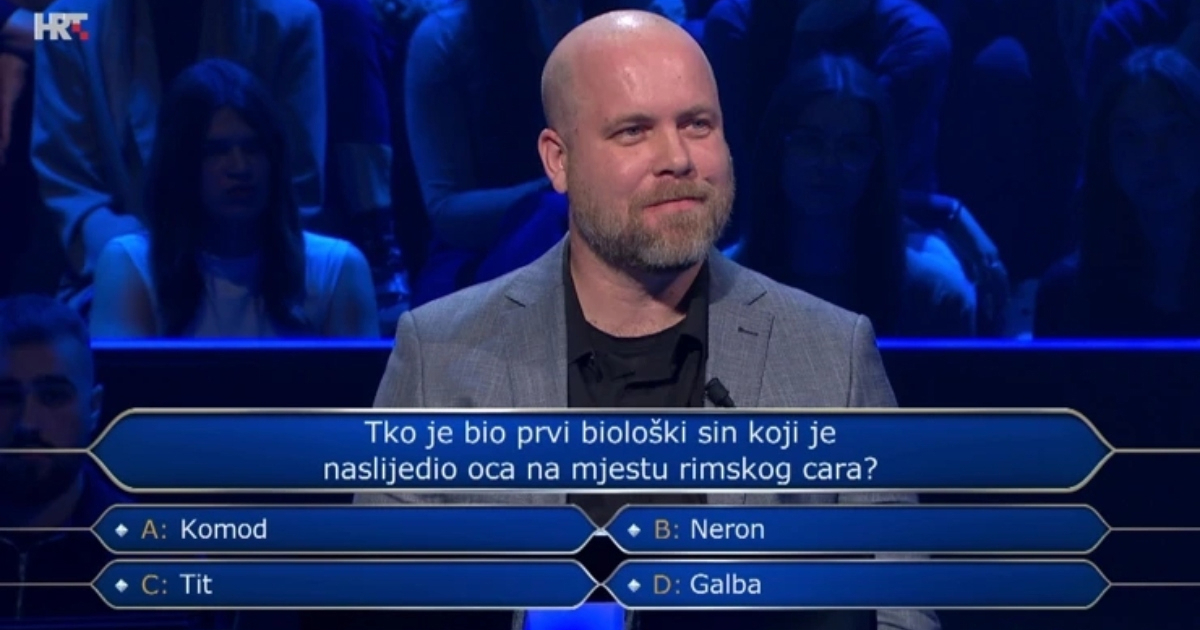 Natjecatelji Milijunaša nisu htjeli riskirati. Biste li vi odgovorili točno?