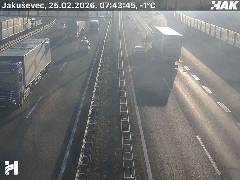 HAK: Kolona na zagrebačkoj obilaznici, vozi se sporo prema Bregani