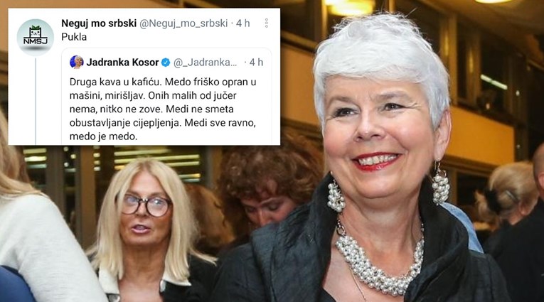 Srpska stranica trolala Jadranku Kosor na Twitteru, ona im brzo odgovorila
