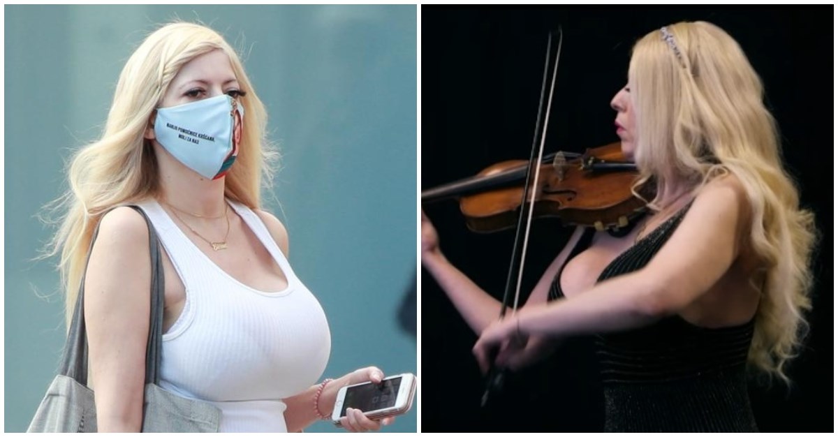 Violinistica s kršćanskom maskom: Povećala sam grudi jer sam osjećala da trebam