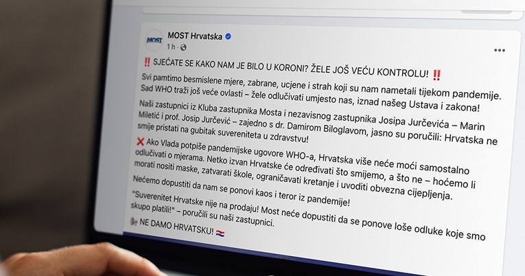 Most: Sjećate se kako nam je bilo u koroni? Sad žele još veću kontrolu