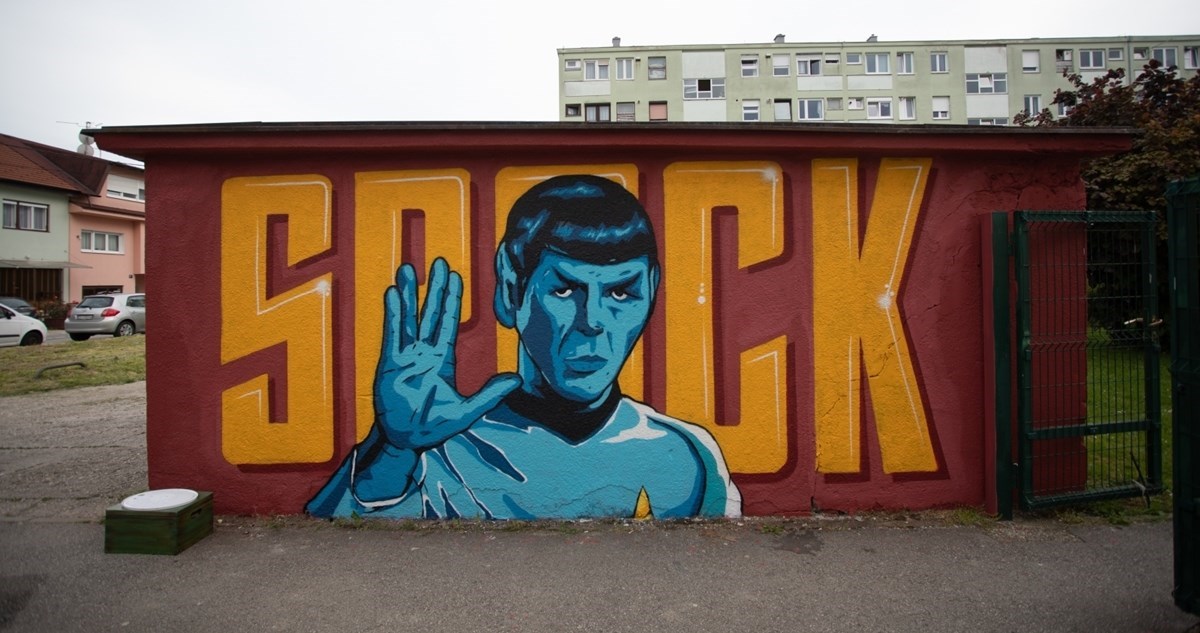 Omiljeni mural Spocka vraćen na zagrebačku Trešnjevku