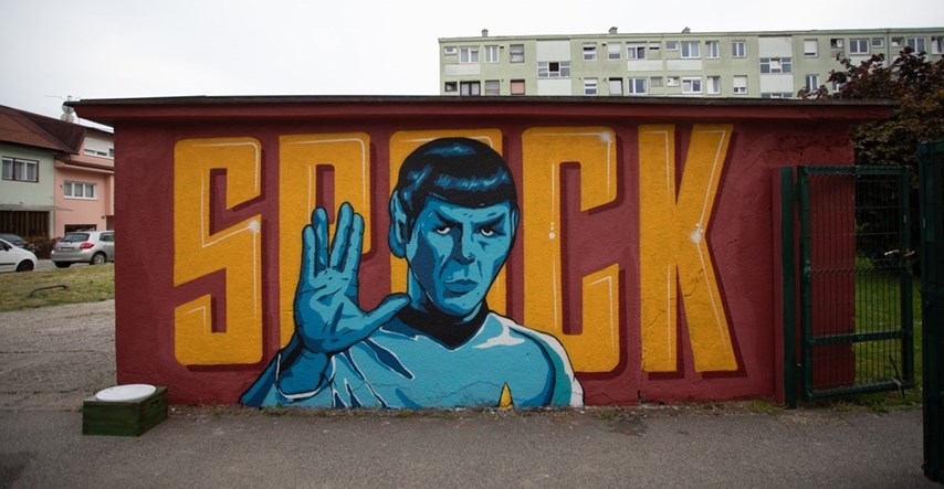 Omiljeni mural Spocka vraćen na zagrebačku Trešnjevku