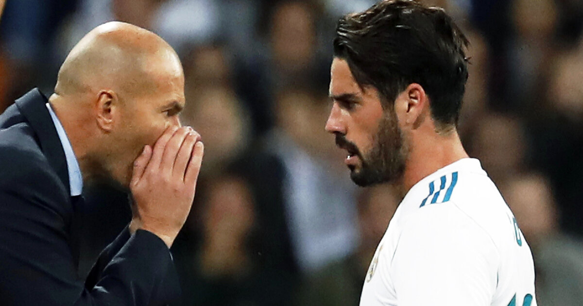 Zidane: Ne dajem priliku Iscu da pokaže kakav je igrač zapravo