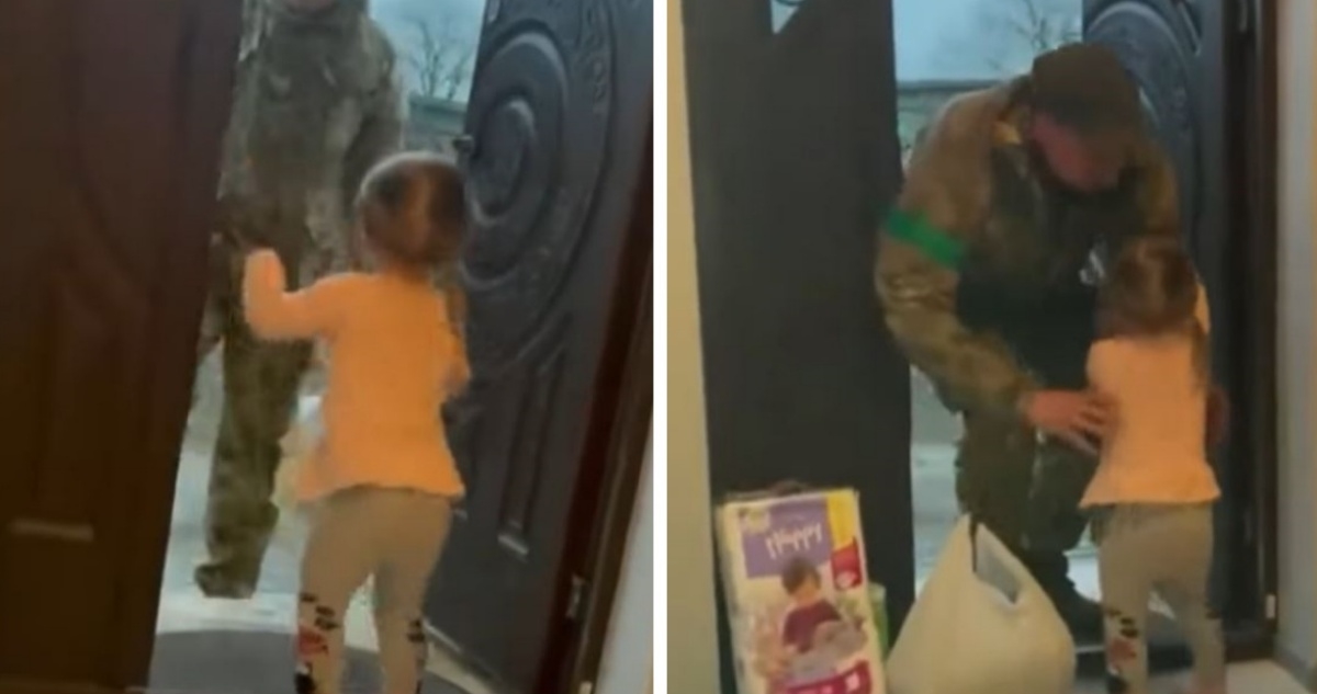 VIDEO Ukrajinska curica koja dočekuje tatu na kućnom pragu dirnula tisuće ljudi
