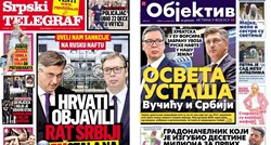 Ovo su naslovnice srpskih novina: "Hrvati nam objavili rat", "EU je nemoćna"...