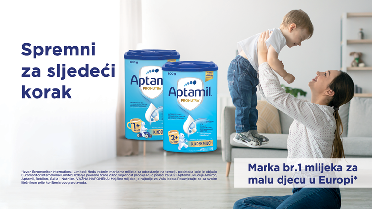Istraživanje Euromonitora: Ovo je marka br. 1 mlijeka za malu djecu u Europi*