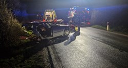 Detalji nesreće u Istri: Teško je ozlijeđen mladić (25) čiji je BMW prepolovljen
