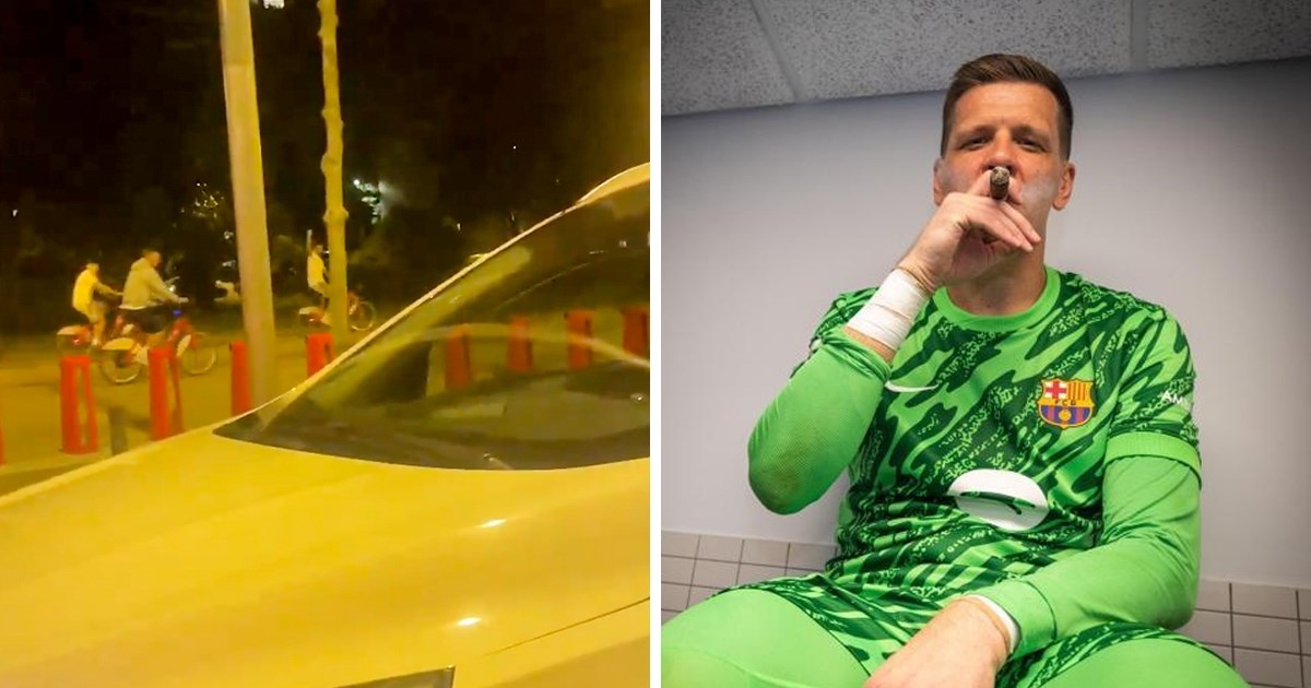 VIDEO Barca burno proslavila naslov. Pušač Szczesny i biciklist Olmo su viralni
