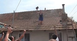 VIDEO Kuma se na svadbi popela na krov i uz trubače lomila crjepove