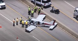 VIDEO Manji avion sletio na autocestu u SAD-u, ozlijeđeno četvero ljudi