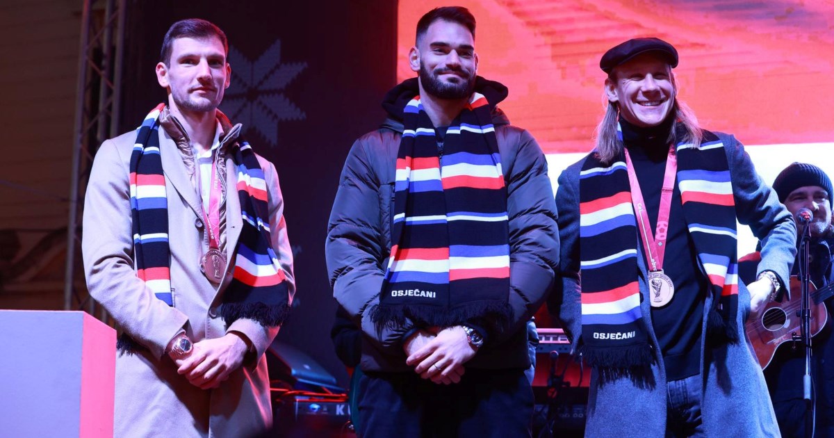 Tri brončana reprezentativca dočekana u Osijeku