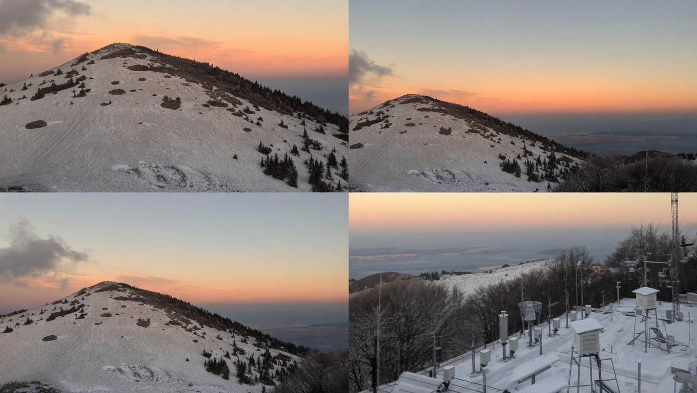 Na Zavižanu pao snijeg