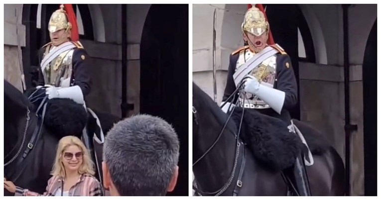 Pripadnik Kraljičine straže vikao na turisticu jer je dotaknula njegovog konja