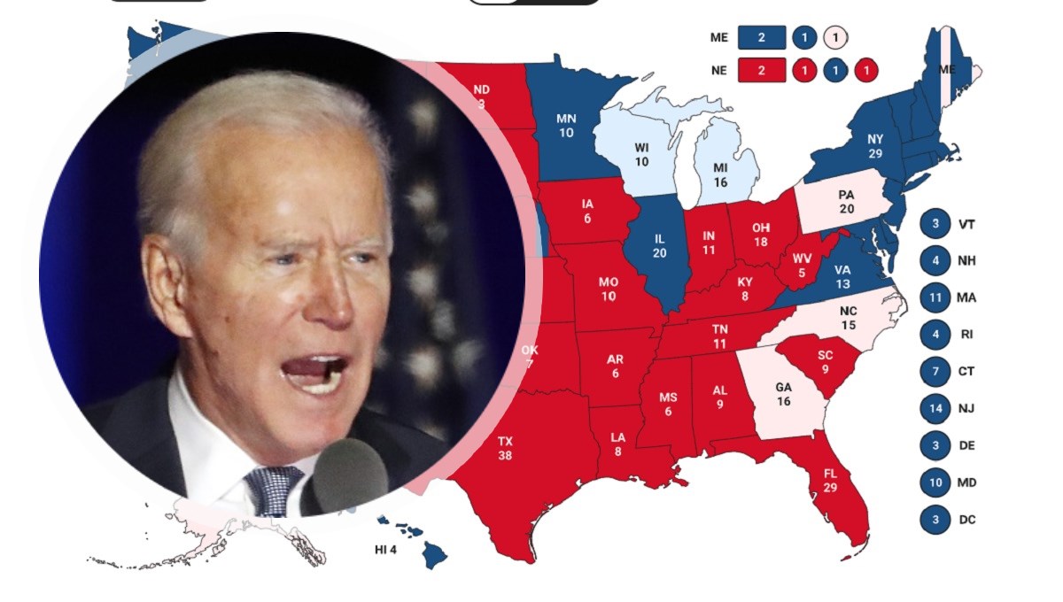 Ovo je računica s kojom Biden ide u Bijelu kuću