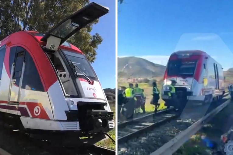 VIDEO Nova željeznička nesreća u Španjolskoj, vlak se zabio u dizalicu