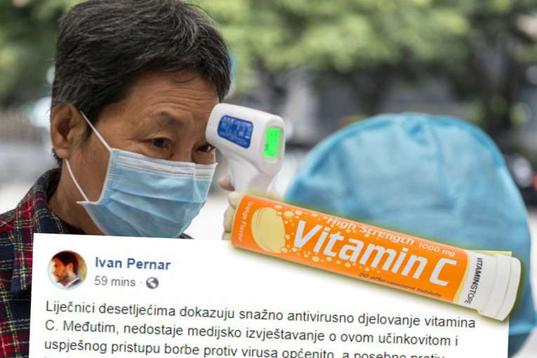 Pernar ljude na Fejsu uvjerava da vitamin C liječi od koronavirusa