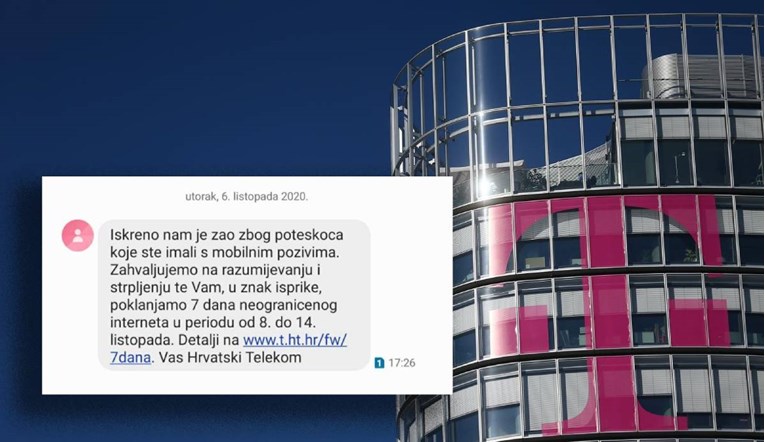 HT šalje poruke isprike zbog kvara, daju besplatan net ljudima koji imaju neograničen