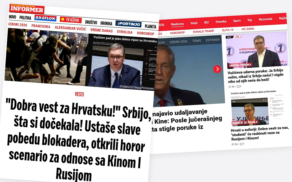 Pogledajte kako Vučićevi mediji nariču za gazdom