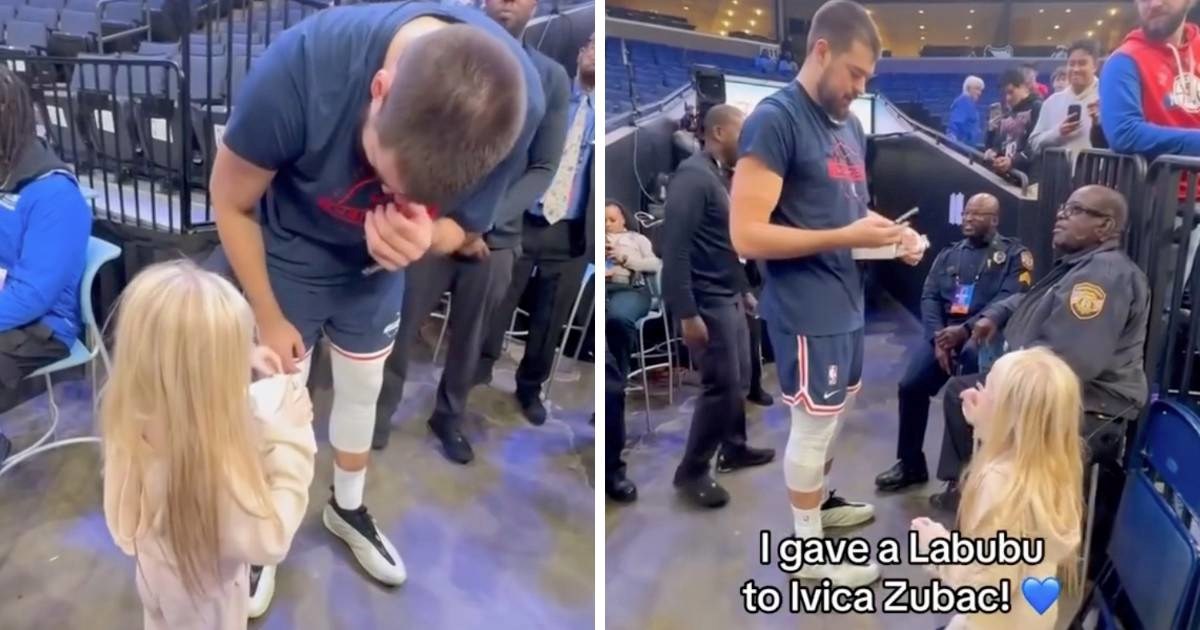 Djevojčica Ivici Zupcu poklonila Labubu. Video je postao viralan