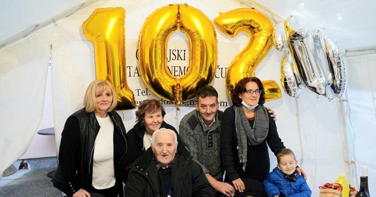 Djed Nikola Magovac danas je proslavio svoj 102. rođendan