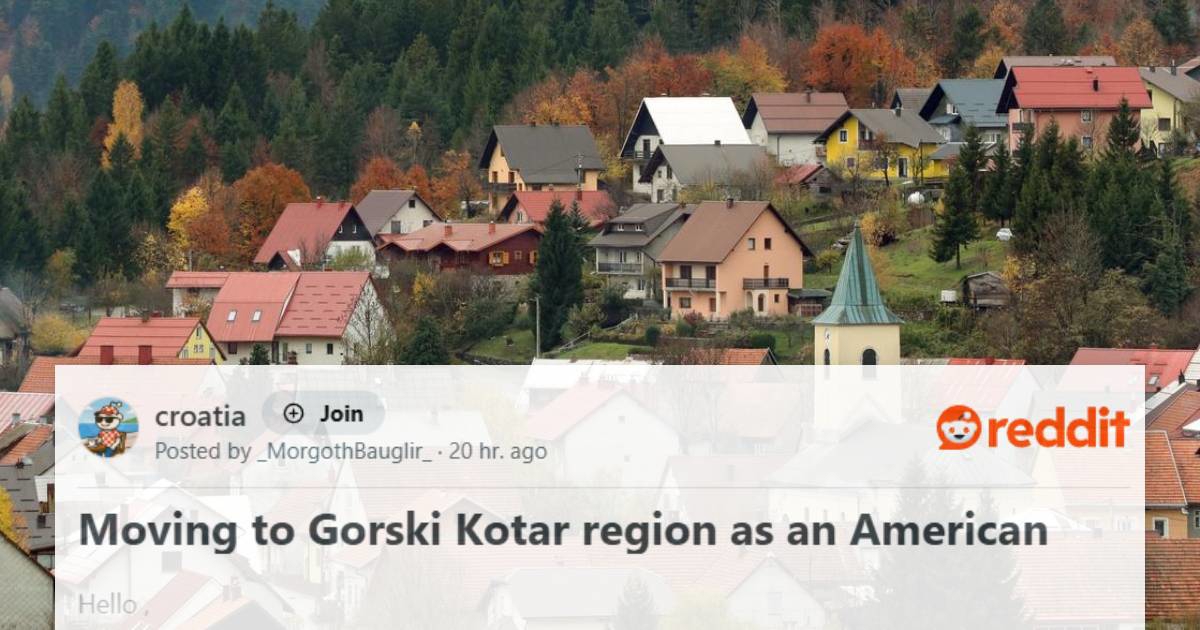 Amerikanac se želi preseliti u Gorski kotar, Hrvati mu dali savjete: "Bez toga ne ide"
