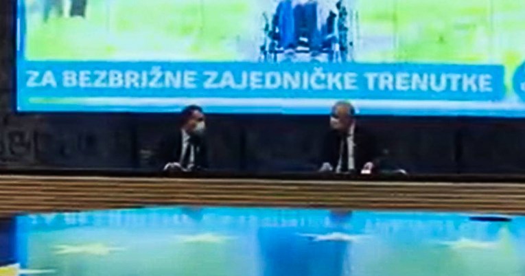 VIDEO Beroš i Božinović mislili da mikrofoni ne rade, pričali o Plenkoviću