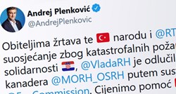 Plenković: Hrvatska će pomoći Turskoj