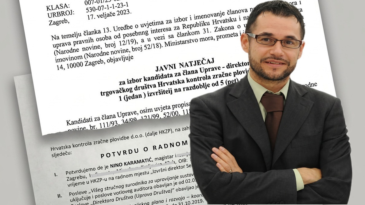 HDZ-ovca policija prijavila zbog lažnog papira na natječaju za Kontrolu leta