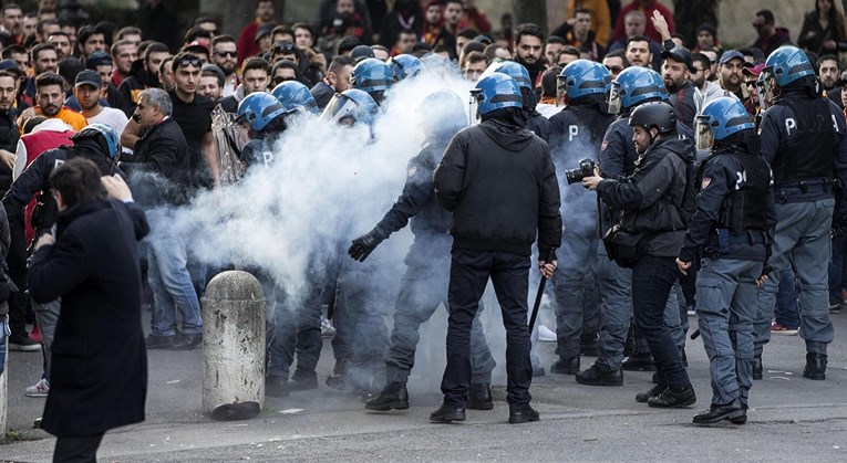 Rim strahuje od Lazijevih ultrasa, dronovi i policija su posvuda
