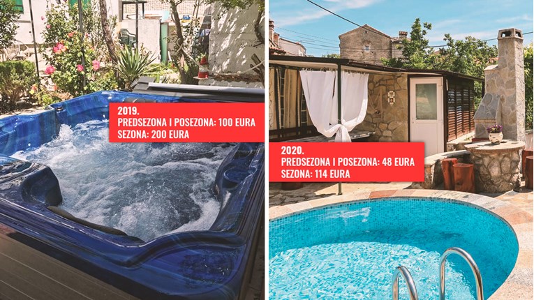 Cijene turističkog smještaja na hrvatskoj obali: Kuća s bazenom za 48 eura