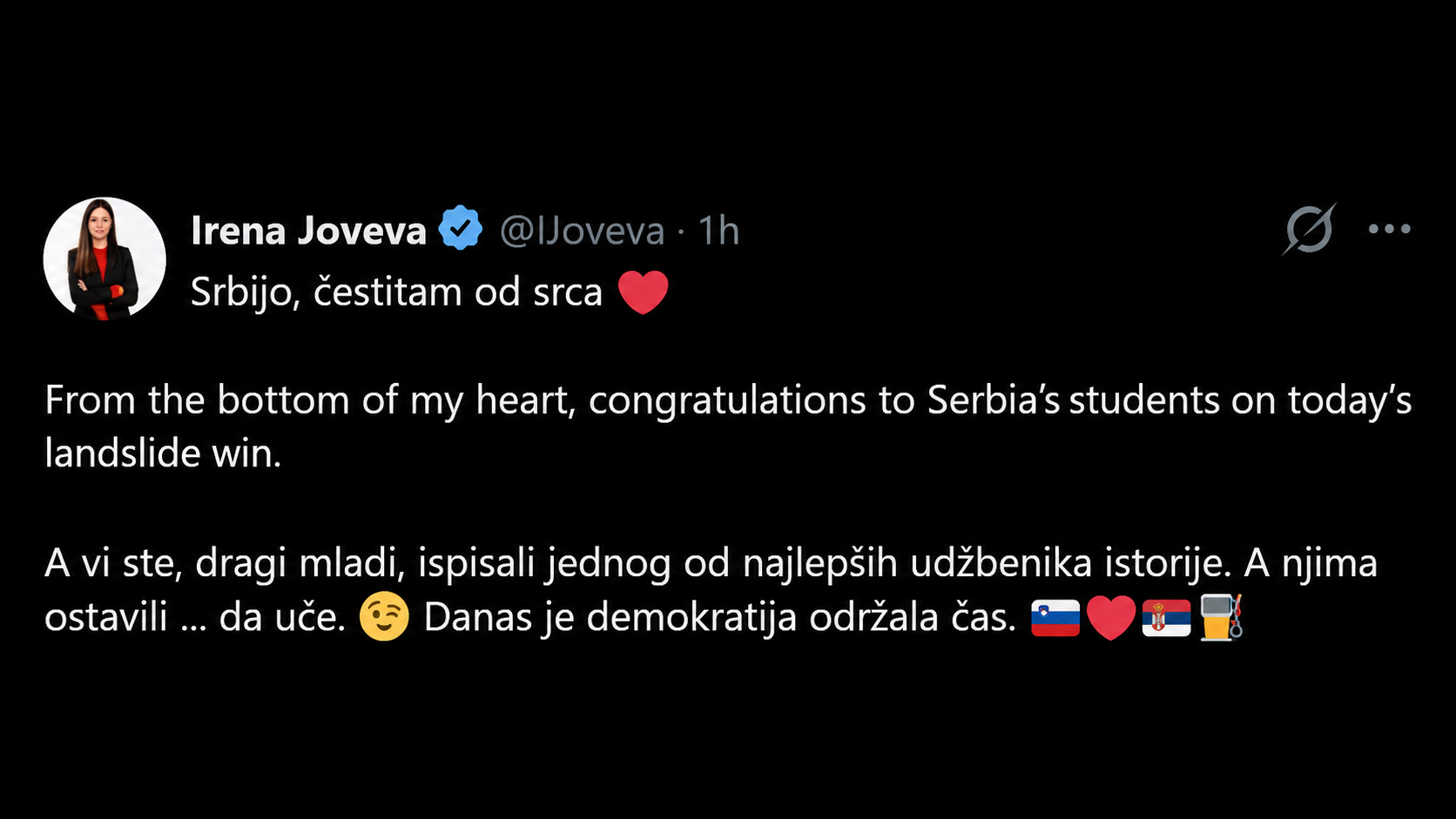 EU zastupnica o Vučićevu padu: Studenti ispisali jednu od najljepših lekcija povijesti